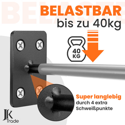 Belastbare Reifenwandhalterung für bis zu 40 Kilogramm mit verstärkter Schweißung