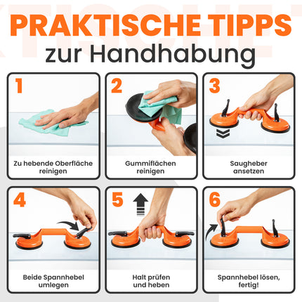 Tipps für die optimale Handhabung des orangen Saughebers