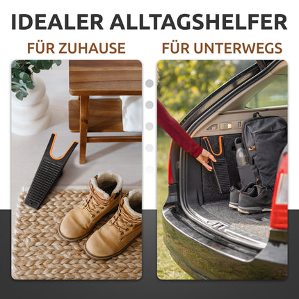 Oranger Stiefelknecht ist perfekt für unterwegs und zuhause

