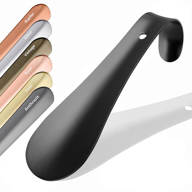 schwarz-15cm-produkt.jpg
JK Trade Schuhlöffel schwarz 15 cm – kompakter Schuhanzieher aus Edelstahl, pulverbeschichtet, mit Aufhängeloch